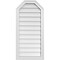 Ekena Millwork Octagonal Top Surface Mount PVC Gable Vent w/ 2"W x 1-1/2"P Brickmould Frame, 18"W x 38"H GVPOT18X3802SN - alternate 1